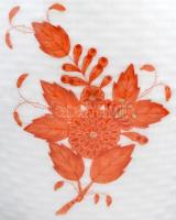 Herendi Apponyi mintás váza, kézzel festett, jelzett, hibátlan, m:25,5 cm