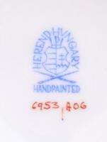 Herendi Apponyi mintás váza, kézzel festett, jelzett, hibátlan, m:25,5 cm