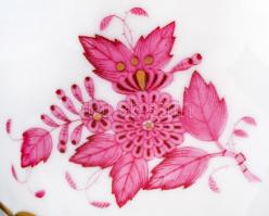 Herendi Apponyi váza, kézzel festett, jelzett, hibátlan, m:19 cm