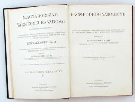 Magyarország vármegyéi és városai. Szerk. Sziklay János - Borovszky Samu. 1-25. köt. Teljes sorozat!...
