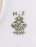 Moritz Zdekauer Karlsbadi emlék tányér, matricás, jelzett, hibátlan, d:28 cm