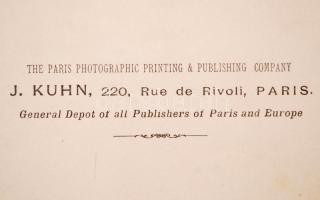 cca 1880 Párizs 11 db keményhátú fénykép mozgalmas utcaképekkel / cca 1880 Paris 11 hard backed phot...