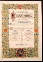 Klasszikus Arany Biblia. Az üdvnek ó- és új-szövetségi történelme rendszeres előadásban. Lipcse - Bp...
