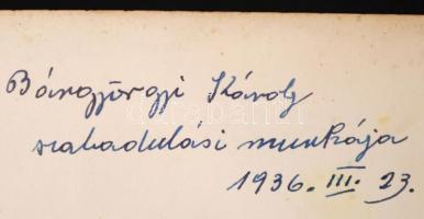Emil Droonberg: Alaszkai aranyvilág. Bp., é.n. Palladis. Korabeli, igényes, bordázott félbőr kötésbe...