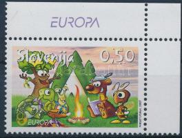 Europa CEPT: Cserkész ívsarki érték, Europa CEPT: Scouts corner stamp