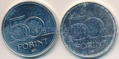 DN 50Ft "Nagy Magyarok / Szent László, Károly Róbert" (2x) multicolor emlékérme sorozat, e...