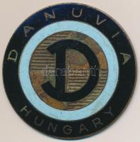 DN "Danuvia Hungary" egyoldalas, zománcozott fém érem (59,5mm) T:2