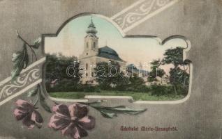 Máriabesnyő, templom, floral (EK)