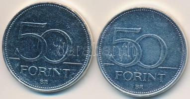 DN 50Ft "Nagy Magyarok / II. Rákóczi Ferenc, Petőfi Sándor" (2x) multicolor emlékérme soro...