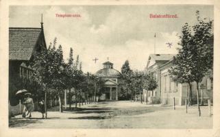Balatonfüred, Templom utca, kiadja Hordós Ferencz (EK)