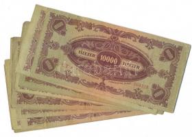 1945. 10.000P (30x) mind "MNB" bélyeggel T:vegyes