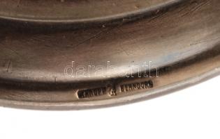 Berndorf alpakka talpas pohár, jelzett, m: 14 cm