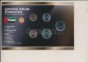 Egyesült Arab Emirátusok 2001-2007. 5f-1D (5xklf) fémpénz szett "World Money" T:1
United ...
