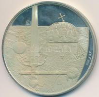 Fülöp Zoltán (1951-) 1978. "Budapest - Parlament / Királyi szent ereklyék" Ag emlékérem to...