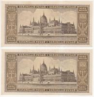 1946. 100.000.000P (2x) sorszámkövetők T:I,I-