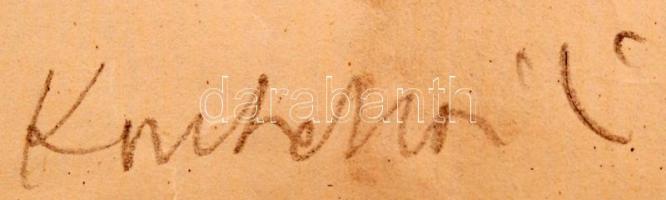 Koszta Rózália: Olympiai emlék IV. Művészi nyomat, papír, kis szakadással, jelzett, 35x50 cm