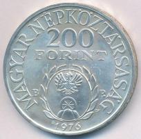 1976. 200Ft Ag "II. Rákóczi Ferenc" T:BU ujjlenyomat