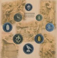 1999. 50f-100Ft 8klf db, szettben "75 éves a Magyar Nemzeti Bank" T:BU
Adamo FO32