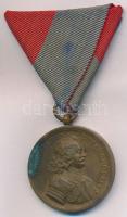 1938. "Felvidéki Emlékérem - II. Rákóczi Ferenc" Br emlékérem eredeti mellszalaggal T:2 patina Hungary 1938. "Commemorative Medal for the Liberation of Upper Hungary" bronze medal with original ribbon C:XF patina