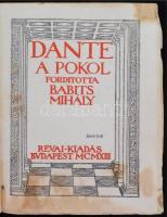 Dante komédiája első-második rész. A pokol. A purgatórium. Fordította Babits Mihály. Bp., Révai-kiad...