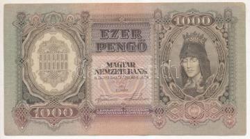 1943. 1000P (3x) sorszámkövetők T:III