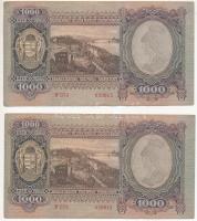 1943. 1000P (2x) sorszámkövetők T:III