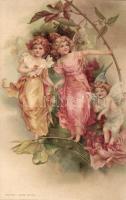 Faeries, Blumen - Elfen No. 767, litho