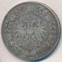 Ausztria 1909. 5K Ag "Ferenc József" T:3 patina, ph. Austria 1909. 5 Corona Ag "Franz Joseph" C:F patina, edge error