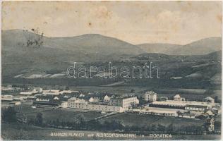 Rogatica, Barackenlager mit Albrechtskaserne, military barracks / 1913 Tábori posta képeslap "BARACKENLAGER" - Szeged (fl)