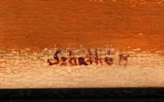 Szántó jelzéssel: Fekvő női akt. Akvarell, papír, üvegezett keretben, 24×34 cm