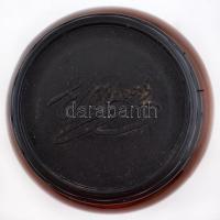 EMerck üveg palack, csavaros jelzett fedővel, hibátlan, m:24 cm