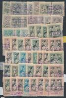 Kb. 850 db magyar az 1800-as évekből + 42 db francia okmánybélyeg, illetékbélyeg és egyéb parafilaté...