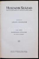 1908 Huszadik század. Társadalomtudományi és Szociálpolitikai Szemle. Szerk.:Jászi Oszkár. 9. évf. X...