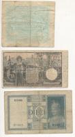 Olaszország 1915. 5L + 1935. 10L + Szövetséges megszállás 1943A 5L T:III,III-
Italy 1915. 5 Lire + ...
