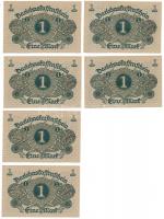 Németország / Weimari Köztársaság 1920. 1M (6x) sorszámkövetők T:I
Germany / Weimar Republic 1920. ...
