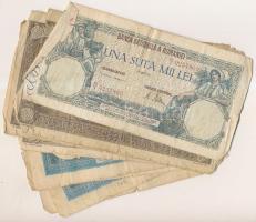 Románia 1915-1952. 12db-os vegyes bankjegy tétel T:III,III-
Romania 1915-1952. 12pcs of banknotes C...