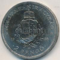 1936. 2P Ag "Liszt Ferenc" T:2 patina