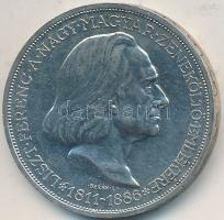 1936. 2P Ag "Liszt Ferenc" T:2 patina