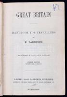 Baedekker: Great Britain - Nagy Britannia útikönyv. Rengeteg térképpel. / Karl Baedekker: Great Brit...