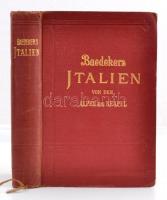 Baedeker: Olaszország. Rengeteg térképpel. / Karl Baedekker: Italien tourist guide with maps and pic...
