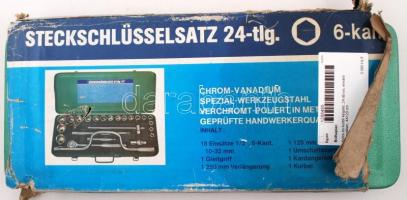 Kulcs és kurbli készlet, 24 db-os, eredeti dobozában, 44×20 cm