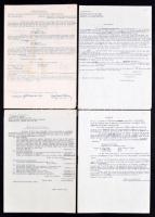 1946 Wodehouse-Fox Raymondné kárpótlási anyaga a háborúban megsemmisült VII. Damjanich u. 12. alatti...