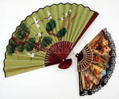 3 db legyező, benne két nagyméretű 42 cm