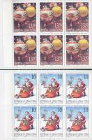 Christmas 2 stamp booklets, Karácsony 2 db bélyegfüzet