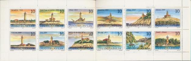 Világítótornyok bélyegfüzet, Lighthouses stamp booklet