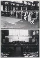 cca 1940 Tiszavölgyi József (1909-?): Kispesti kirakodóvásár, a szerző hagyatékában őrzött eredeti n...