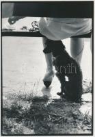 cca 1985 Benkő Imre jelzés nélküli vintage fotóművészeti alkotása a Képes 7 szerkesztőségének archívumából, 24x17 cm