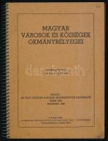 Tamás István: Magyar városok és községek okmánybélyegei + Magyar állami okmánybélyegek katalógusa