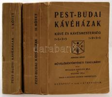 Bevilaqua Borsody Béla -Mazsáry Béla: Pest-Budai kávéházak- Kávé és kávémesterség (1535-1935) I-II. kötet. Bp., 1935, Athenaeum Kiadó. Kiadói papír kötésben.