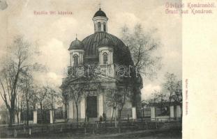 Komárom, Komárno; Rozália téri kápolna, kiadja Spitzer Sándor / chapel (ázott / wet damage)